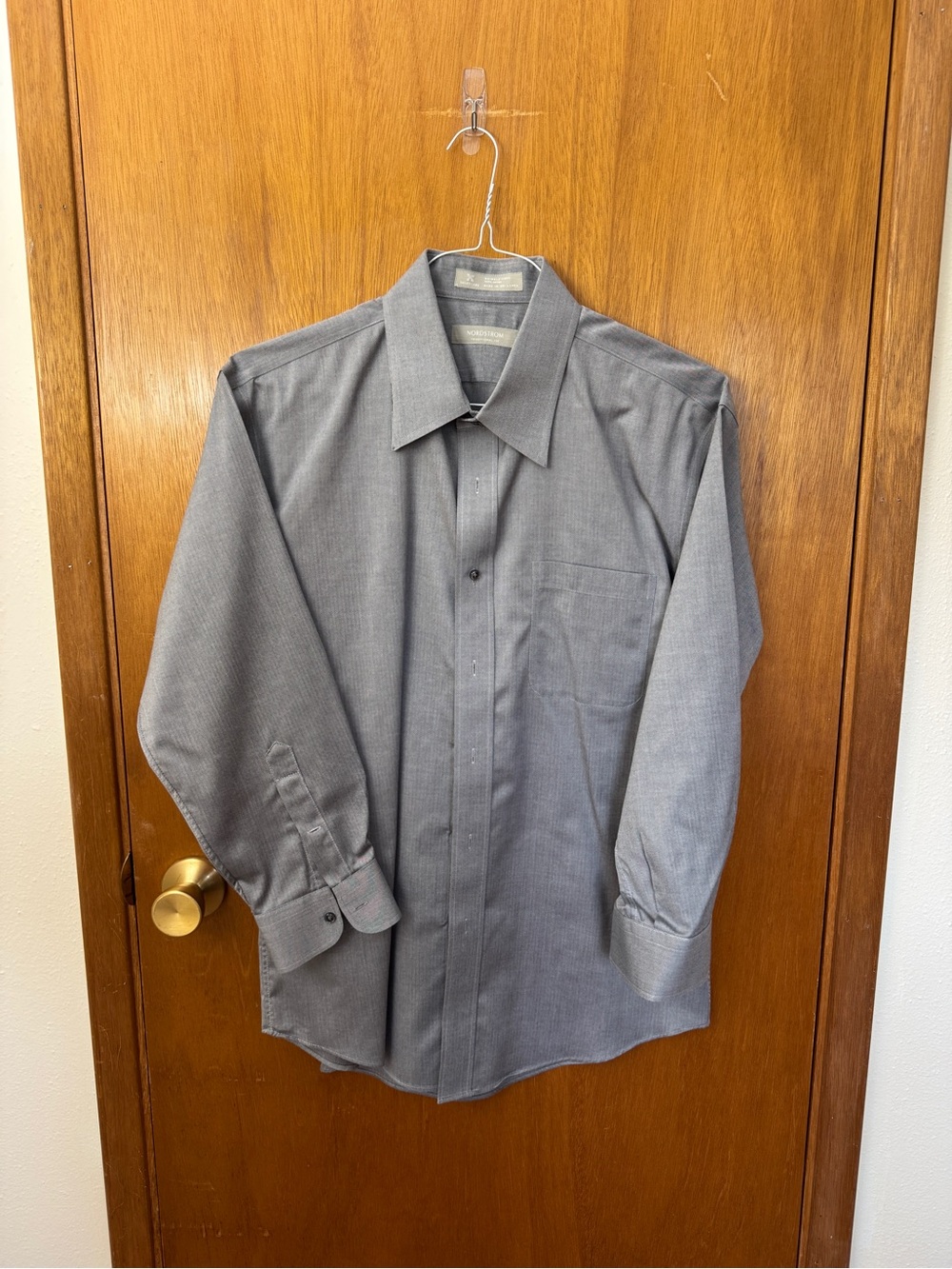 Nordstrom Men's Grey Dress Shirt